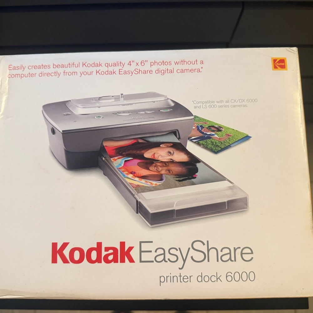 Kodak EasyShare Printer Dock 6000 White and Gray